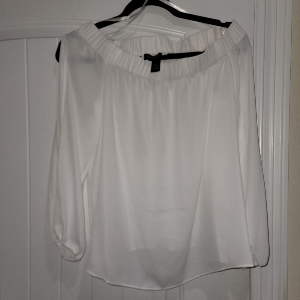 Women's INC Off the Shoulder Blouse Gently Used Petite XL